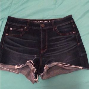 American Eagle Denim 360 Stretch High-Rise Shorts